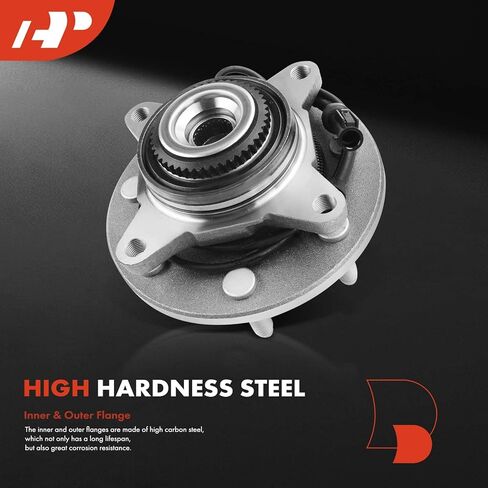 A-Premium 2 × محمل العجلة الأمامية ومجموعة المحور مع ABS و7 عروات متوافقة مع Ford F-150 F150 2004-2005، الدفع الرباعي فقط in Kuwait