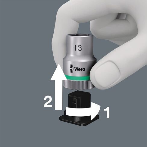 Wera Belt 1 Zyklop 1/4" Socket Belt Set with Holding Function Metric 05003880001 in Kuwait