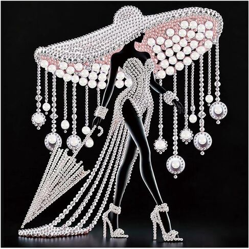 DIADAY 5D Goddess Special Shape Diamond Painting Kits, Elegant Woman Diamond Art Kits for Adults, DIY Crystal Rhinestones Diamond Dots Crafts, Home Wall Decor Gift 12 X 12 Inches in Saudi Arabia