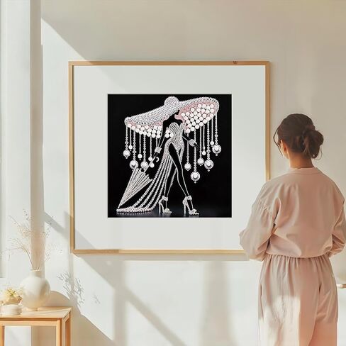 DIADAY 5D Goddess Special Shape Diamond Painting Kits, Elegant Woman Diamond Art Kits for Adults, DIY Crystal Rhinestones Diamond Dots Crafts, Home Wall Decor Gift 12 X 12 Inches in Saudi Arabia