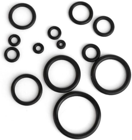 FKM VMQ NBR النتريل المطاط الدائري O-Ring آلة القطع بالليزر ختم CS 2 مم 3 مم 4 مم OD10-50 مم درجة حرارة عالية مقاومة للماء (أسود، OD 20 مم، CS 4 مم (10 قطع)) in Kuwait