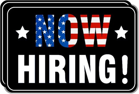 2 Pack Now Hiring Business Car Door Magnets Magnetic Signs 12" x 7.9" in Saudi Arabia