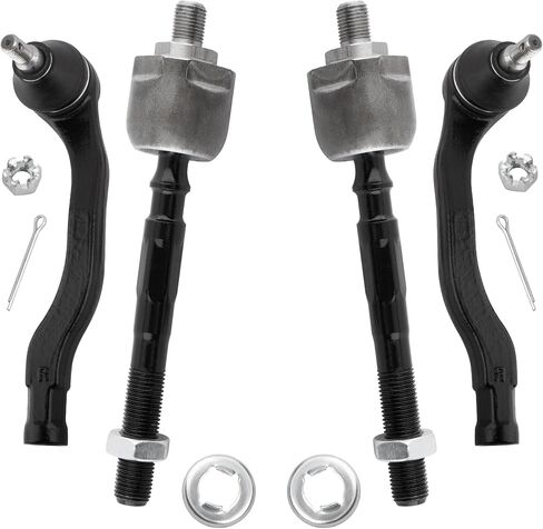 4pc Outer and Inner Tie Rod End Kit ES3331 ES3332 EV367, Steering Tie Rod End Kit for Honda Civic 1996 1997 1998 1999 2000, Front Tie Rod End in Kuwait