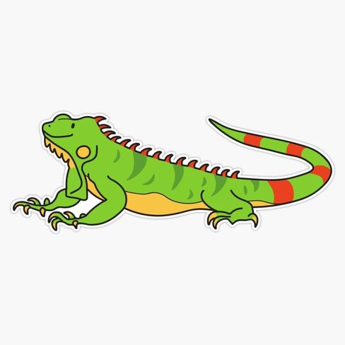 Magnet Iguana Magnetic Vinyl Sticker 5" in Kuwait