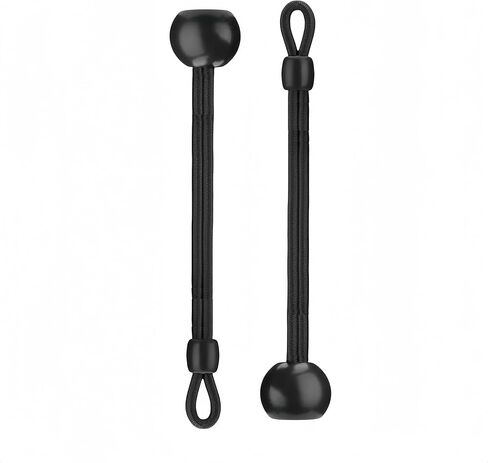 قطع غيار Universal Shade Bungee Tie Downs - مقاومة للطقس، نفس الحجم الأصلي، متوافقة مع الظل الدوار الخارجي Coolaroo والستائر الخارجية (أسود، 6 بوصات 4 قطع) in Kuwait