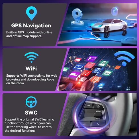 [8 Core 4G+64G] Android 13 Car Stereo for Mitsubishi Outlander 2008-2015 with Wireless Apple Carplay Android Auto,9'' Touchscreen Car Radio with WiF/GPS,Bluetooth,FM/RDS Radio,SWC+AHD Backup Camera in Saudi Arabia