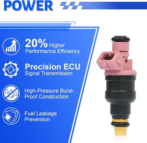 FJ683 Fuel Injectors (3.9L) Fit for 1997-1999 Dodge Ram 1500 & Ram1500 Van, for 1997-1999 Dodge Dakota Durango B1500 B2500 Replace# 53031151 53031151AB丨Set of 6 in Kuwait