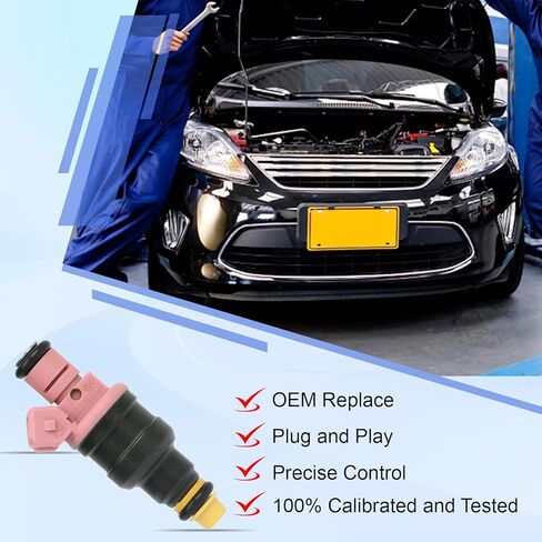 FJ683 Fuel Injectors (3.9L) Fit for 1997-1999 Dodge Ram 1500 & Ram1500 Van, for 1997-1999 Dodge Dakota Durango B1500 B2500 Replace# 53031151 53031151AB丨Set of 6 in Kuwait