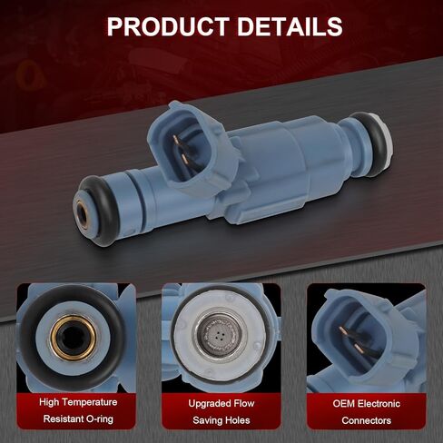4pcs 35310-2G300 Injectors,ANGLEWIDE 4 Holes Fuel Injectors Sets fit for 10-12 for Hyundai for Santa Fe 2.4L,09-14 for Kia for Optima 2.4L, 10 for Kia for Rondo/Sorento/Forte Koup in Kuwait