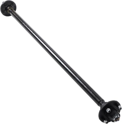 labwork 2000Lbs Trailer Axle 4 Lug 60 Inch Hub Face with Unwelded Leaf Spring Bracket and U-Bolt Kit in Kuwait