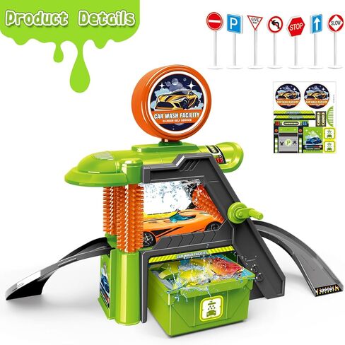 Car Wash Toy Set with Color Changing Cars, Remote Control Racing Cars, Ages 8+ in Saudi Arabia