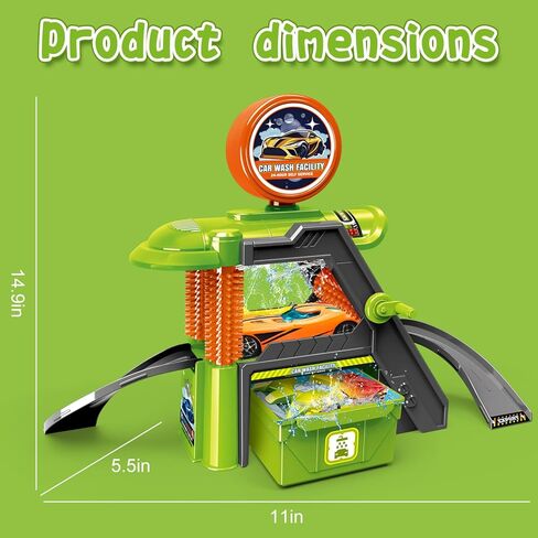 Car Wash Toy Set with Color Changing Cars, Remote Control Racing Cars, Ages 8+ in Saudi Arabia