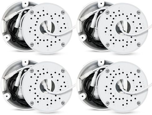 Universal Mount for Bullet Security Cameras, 4 Packs Waterproof Metal Junction Box for Outdoor Surveillance Camera, Conceal Cables on The Wall in Saudi Arabia