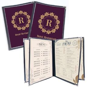 Menu Covers 4 Page 8 View Transparent Restaurant Menu Covers Fits A4 Size Paper