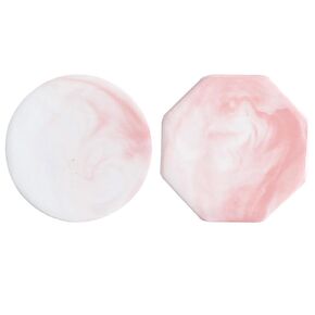 Operitacx 2pcs Wax Seal Backing Plate Ceramic Tools Marble Pattern Drink Coaster Seal Cover Paint Release Cover Drink Coaster for Home Nail Tool Home Tools Gasket Ceramics Household