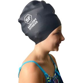 Kids Long Hair Braid Swimming Cap Kids for Dreadlocks Braids Kids Extra Large Swim Cap has Greater Volume Designed to Also be a Dread Swim Cap Kids Braid Swim Cap Kids