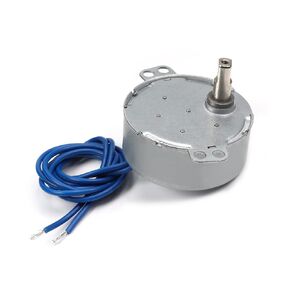 Fielect Synchronous Motor AC 110V 2.5-3RPM Turntable Motor CW/CCW Direction 4W TYC-50 Double Flat Tapping Shaft