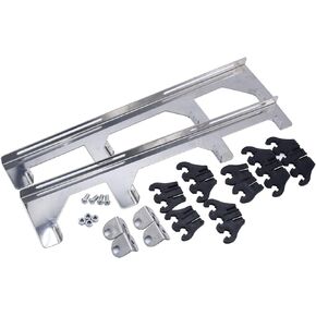 Chrome Linear Spark Plug Wire Looms Spark Plug Wire Separator Kit