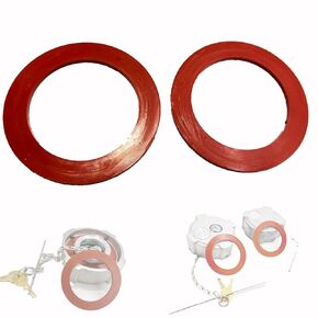 Pair of Viton Gaskets for Freightliner 1/4 Turn Fuel Caps 03-37017-000 03-37017-002 0337017000 0337017002 3 1/2" Diameter 2-Pack Fuel Tank Cap Gasket O-Rings
