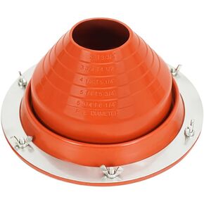 Silicone Tent Stove Jack Kit Fitting Pipe OD 3" to 6-1/4", Wood Stove Pipe Kit Flexible High Temp Stove Jack Kit for Bell Tent/Yurt/Wood Burner…