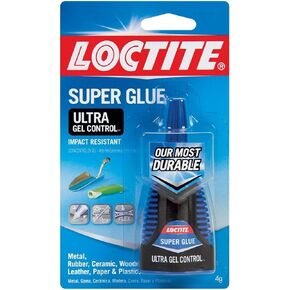Henkel-Loctite 1363589 4 Gram Super Glue Ultra Gel Control, Clear (4-Pack)