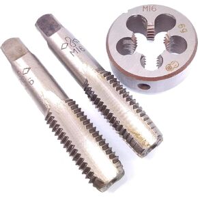 HSS M16 x 2mm Taper and Plug Tap and M16 x 2mm Die Metric Thread Right Hand
