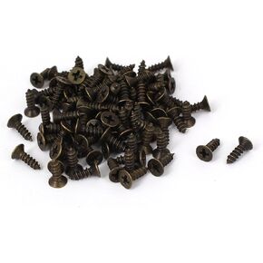 uxcell Phillips Countersunk Flat Head Self Tapping Screw M2.5x8mm 100pcs