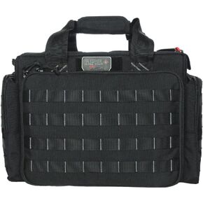 G. Outdoor Products G.P.S. Tactical Black Range Bag with Internal Foam Cradle | Secure 5 Handguns Storage | Durable Stain-Resistant Shooting Tactical Gear