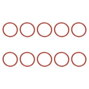 Othmro O-Ring, Round Red 29/32" ID, 1-3/16" OD, 9/64" Width, Silicone O-Ring Metric Buna-N Sealing Gasket, (Pack of 10)