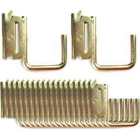 2"E Track J Hook E Track Accessories for Enclosed Trailer/Warehouses/Basements/Can Hang Backpacks,Steel,20PACK