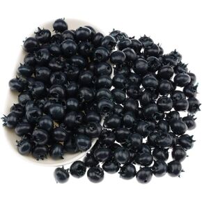 50pcs Artificial Blueberry DIY Craft Fake Fruit Blueberries Home House Kitchen Cabinet Decoration