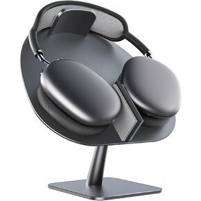 أحدث حامل Airpods Max لعام 2024 من SUPERONE مع وضع السكون التلقائي، حامل حامل Airpods Max مع وسادة واقية، حامل سماعة رأس من سبائك الألومنيوم، رمادي in Kuwait