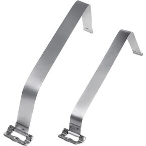 A-Premium Set of 2PCS Fuel Tank Straps Compatible with Lexus GX470 [4.7L] & Toyota 4Runner 2003-2009 [4.0L 4.7L], DOHC, Gray Color, Replace for# 7760135090, 7760235030