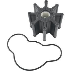 Water Pump Impeller Kit 8M0104229 for MerCruiser Inboard Engine Stern Drive V-6 and V-8 350 MAG 383 496 MPI Alpha Bravo 4.3L 4.5L 5.0L 5.7L 6.2L 8.1L 8.2L Replaces 47-862232A2