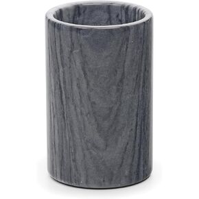 RSVP International Cooler & Kitchen Holder | Doubles as Tool Crook or Wine Chiller, 5.5" x 6.25", White Marble