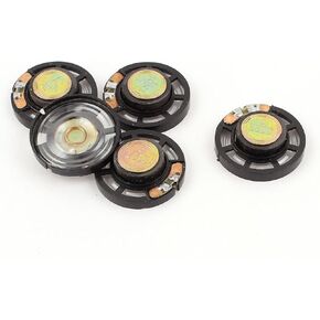 uxcell 5Pcs 0.25W 8 Ohm Internal Magnet Mini Music Loudspeaker Speaker 29mm
