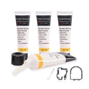 4Pack Food Grade Grease for Kitchen Stand Mixers - Ohoho - Each Tube Contains 1.8 Ounces of Grease - with Gasket & Spatula