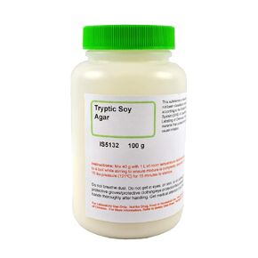Innovating Science Tryptic Soy Agar, 100g - Growth Medium & Culture Maintenance for Petri Dishes or Test Tube Slants - Makes 2 Liters - Perfect for Lab, Classroom & Home Science Experiments