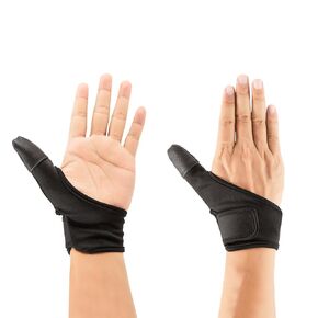 Adult Thumb Guard Habit Stop Thumb Breaker Thumb Cover Thumb Glove to Help Stop Skin Picking Thumb Sucking and Hair Pulling (Black 1)