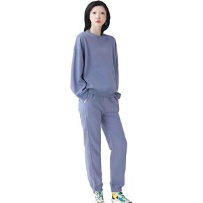 Lounge Sets for Women 2 Piece Outfits Long Sleeve Sweatshirt Jogger Pants Set Large Size Sweatsuits Track Suits