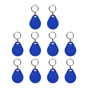 10 PCS 13.56 MHz UID Writable Rewritable Clone IC Smart Key Fobs, Compatible with MIFARE Classic 1K, RFID Blank Tag for Access Control