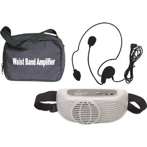 Audio2000'S AWP6202 Waist-Band Portable PA System with a Headset Microphone