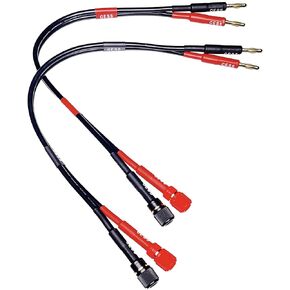 CESS-030-1f FOK Spade to Banana Plugs, Banana Plug Female to Male - 2 Pack