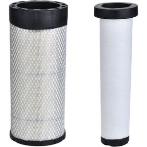 AT338105 AT336803 Air Filter Kit Fits for John Deere Skid Steer Loader 312GR 313 314G 315 316GR 317G 318E 318G 319E 320E 320G 324E 324G 325G