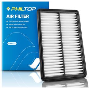 PHILTOP Engine Air Filter, EAF037 (CA11259) Replacement for Mazda3 (2012-2018), Mazda6 (2014-2021), CX5 (2013-2021) Naturally Aspirated Non-Turbo, Compatible with PE07-13-3A0A air filter
