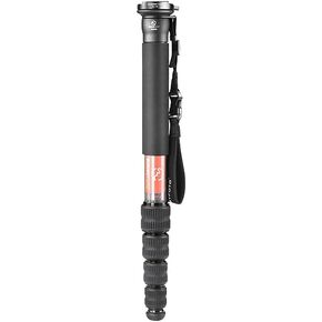 SUNWAYFOTO M3650C + M3650C+DLC-58 CF Monopod 36mm Top Section 10kg 22lb Max Load Carbon Fiber 1/4" / 3/8" Super Portable + Arca Compatible Lever Lock Clamp