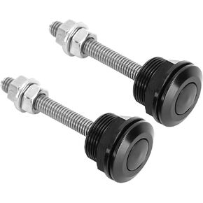 2Pcs Universal Hood Pin Bonnet Lock Quick Release Push Button Bumper Clip Latches Hood Pins (22mm)