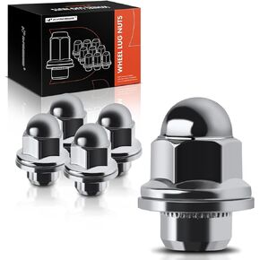 A-Premium M12-1.50 Wheel Lug Nuts Compatible with Dodge Stratus Chrysler Sebring Mitsubishi Eclipse Endeavor Galant Lancer Front or Rear 5-PC Set