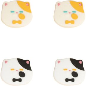 4Pcs Cute Silicone Joycon Thumb Grip Caps for Nintendo Switch, Joystick Caps Accessories for Switch Console