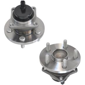 [Pair]FWD DRIVESTAR 512403 Rear Wheel Hub & Bearing Assembly Driver/Passenger for Toyota Corolla 2009-19/Corolla iM 17-18/Matrix 09-13, for Ponitac Vibe 2009-10, 5 Lugs w/ABS